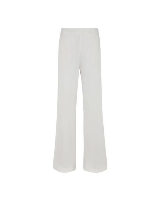 P.A.R.O.S.H. White Wide Trousers