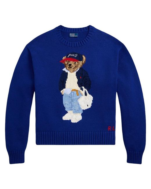 Polo Ralph Lauren Blue Round-Neck Knitwear