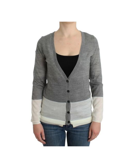 CoSTUME NATIONAL Gray Cardigans