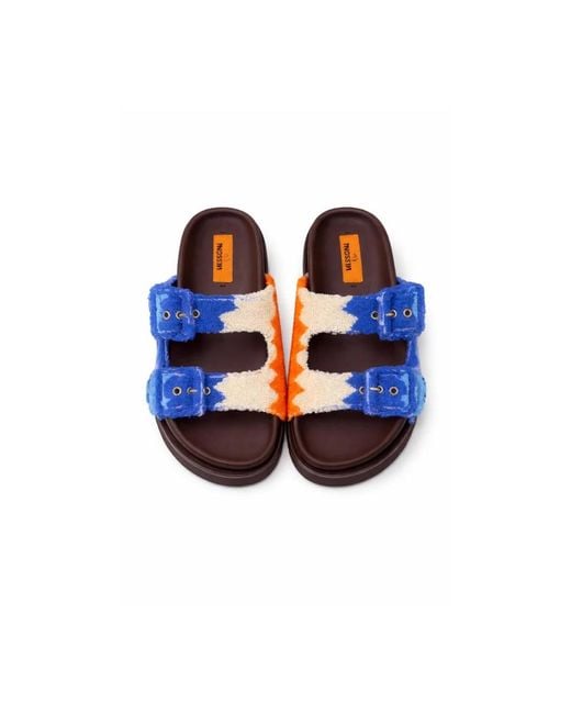 Missoni Blue Sliders