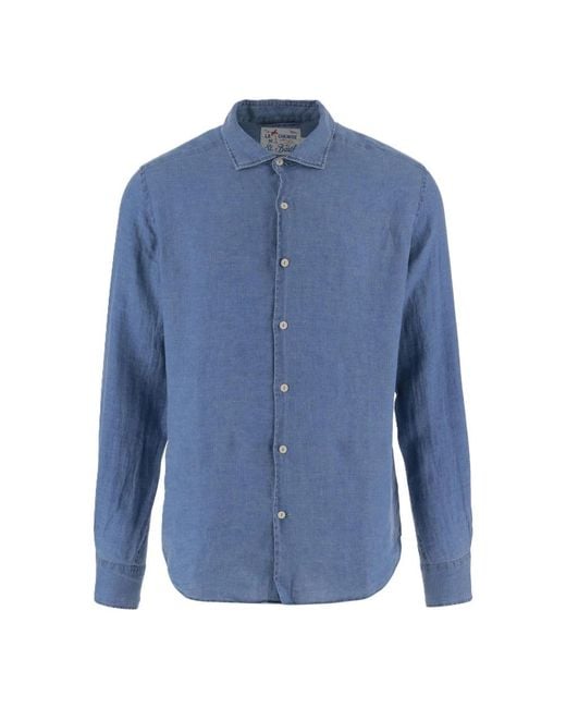 Mc2 Saint Barth Blue Casual Shirts for men