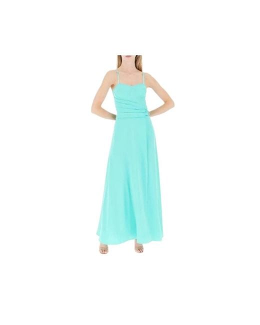 Rinascimento Blue Maxi Dresses