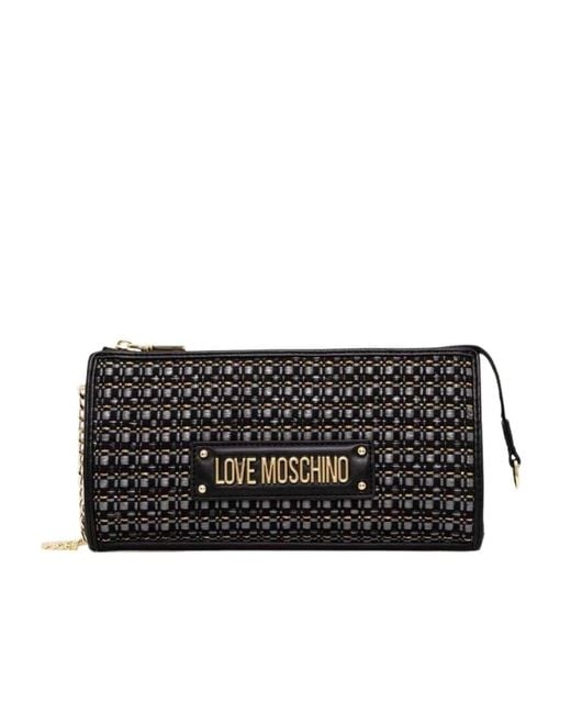 Shoulder Bags Love Moschino en coloris Black