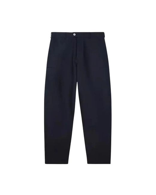 KENZO Tapered Workwear Straight Pants in het Blue voor heren
