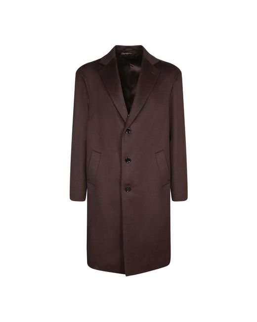 Lardini Jassen ,Bruin ,Kasjmier Elegante Kasjmier Lange Jas in het Brown voor heren