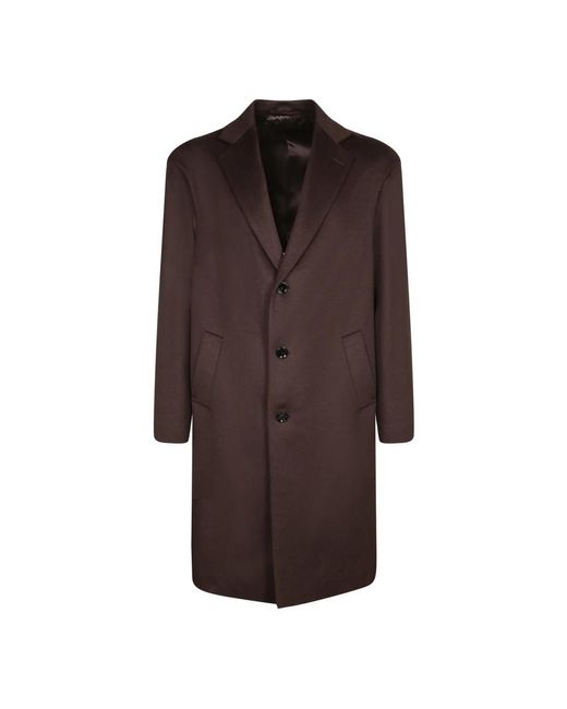 Lardini Jassen ,Bruin ,Kasjmier Elegante Kasjmier Lange Jas in het Brown voor heren