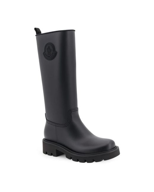 Moncler Black Wellies
