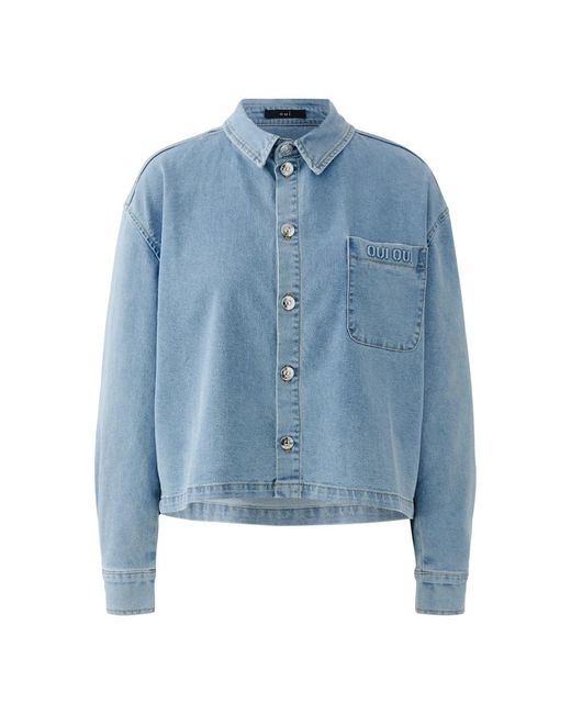 Ouí Denim Blouse in het Blue