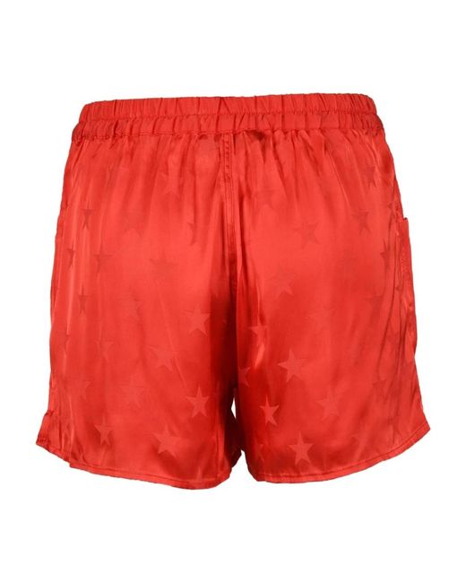 Laneus Red Short Shorts