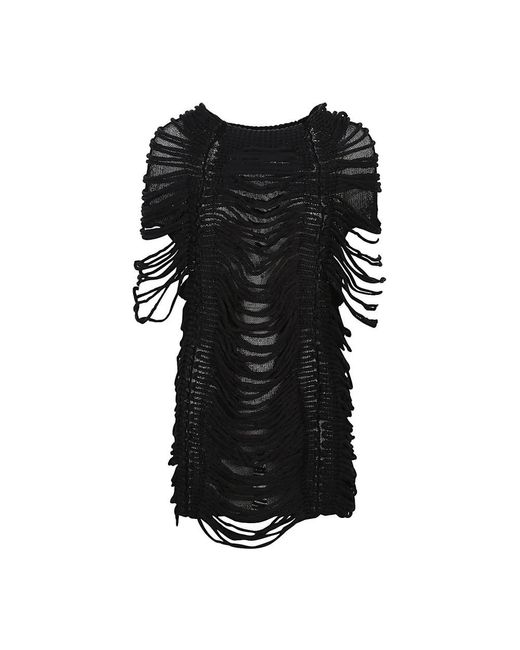 Liviana Conti Black Round-Neck Knitwear