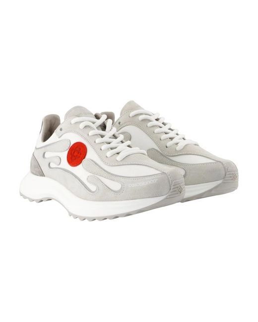 Casablanca White Stade Sneakers
