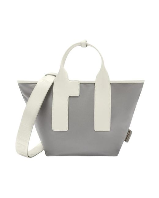 Furla Gray Shopping Bags