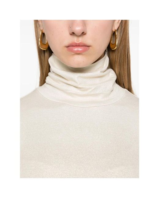 Majestic Filatures White Weiße pullover kollektion