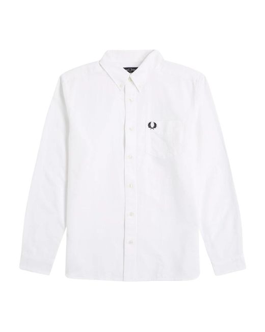 Fred Perry White Casual Shirts for men