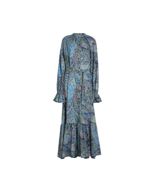 Etro Blue Maxi Dresses