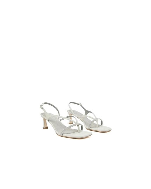 Peserico White High Heel Sandals