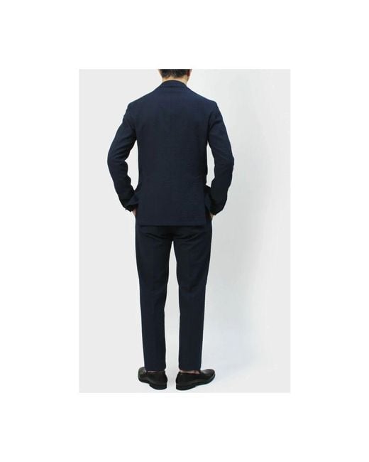 Tagliatore Geprägtes kleid in Blue für Herren