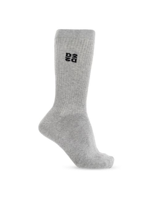 DSquared² Sokken Met Logo in het Gray voor heren
