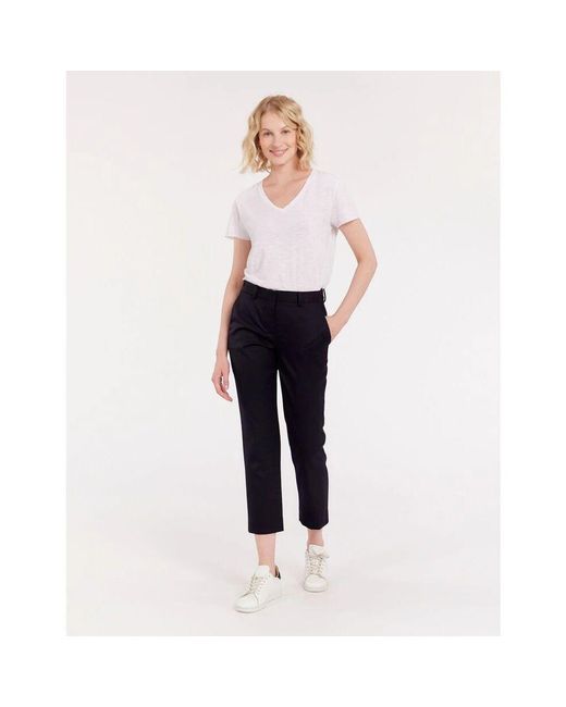 Ines De La Fressange Paris Blue Audrey mitternachtsblaue hose