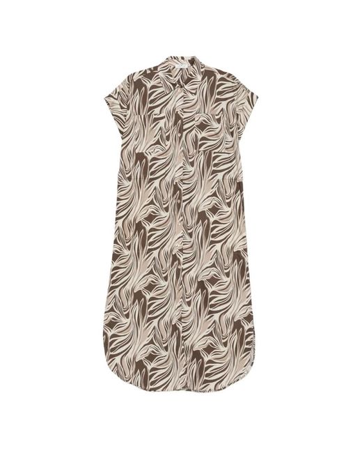 Panicale Natural Shirt Dresses
