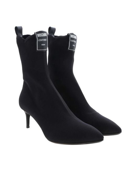 Moschino Blue Heeled Boots