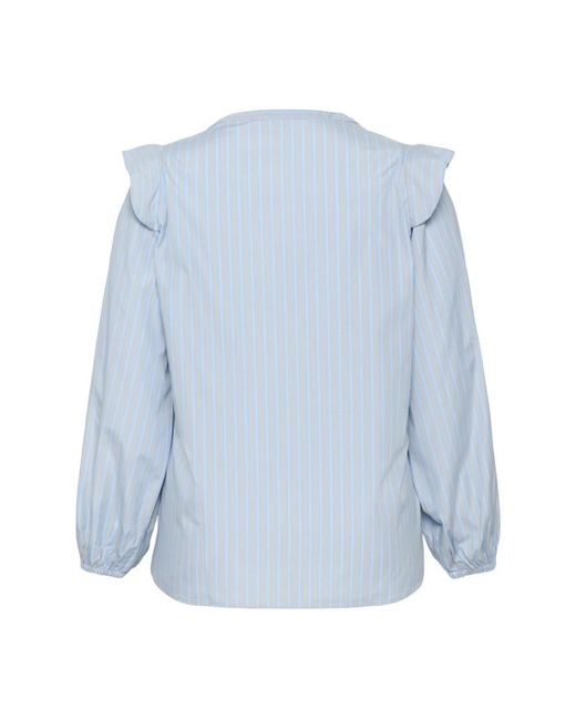 Blouses Kaffe de color Blue