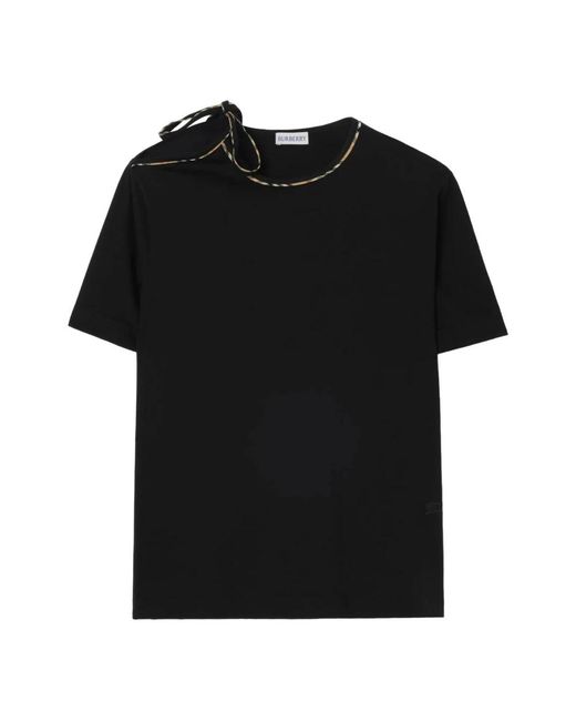 Burberry Black T-Shirts