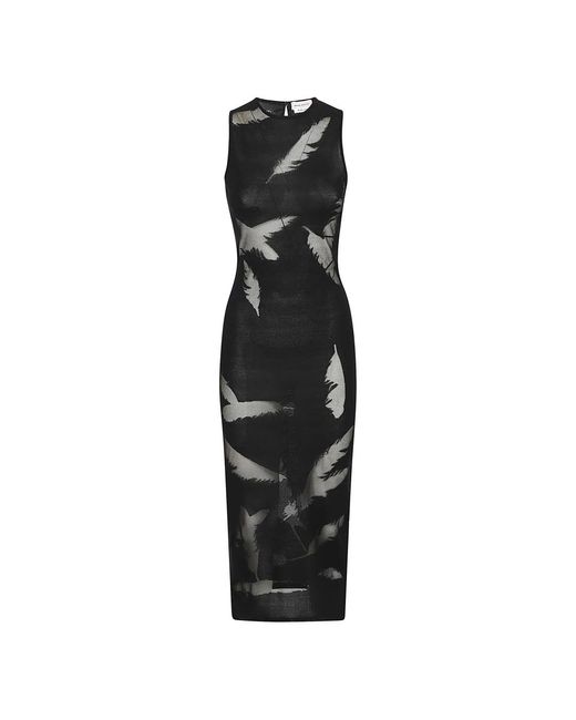 McQueen Black Maxi Dresses