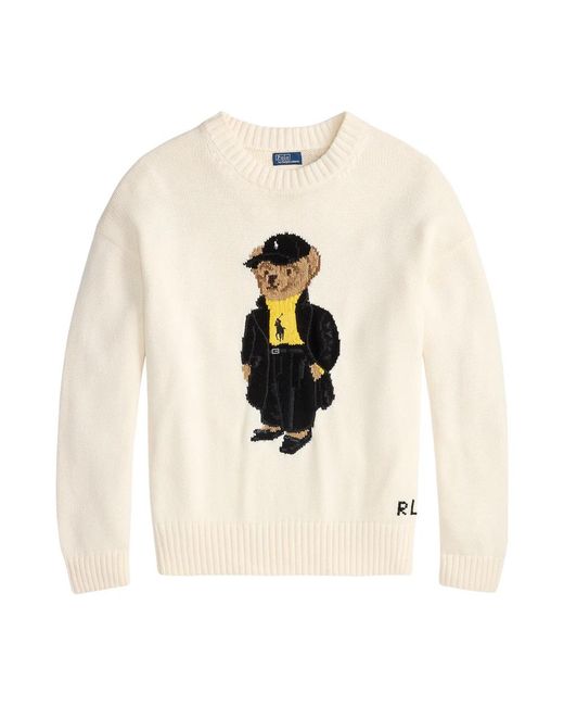 Polo Ralph Lauren White Round-Neck Knitwear