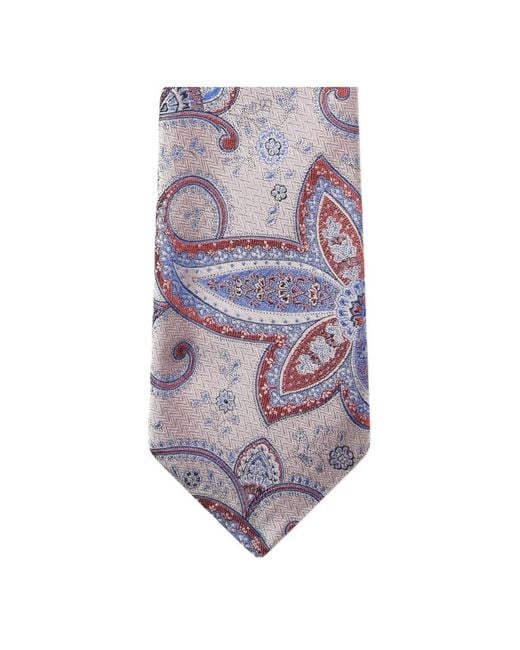 Etro Purple Ties for men