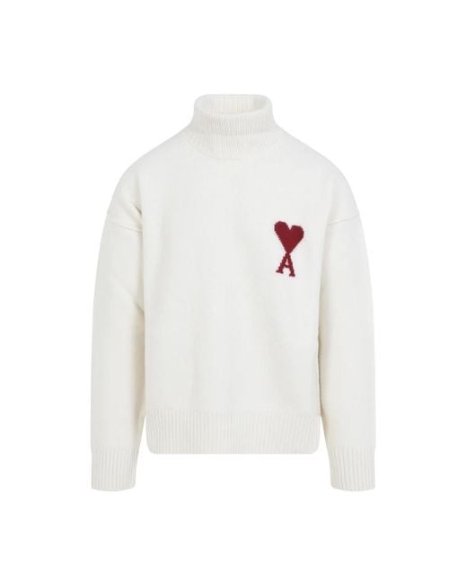 Turtlenecks AMI pour homme en coloris White