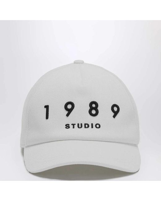 1989 STUDIO Gray Hats & Caps for men