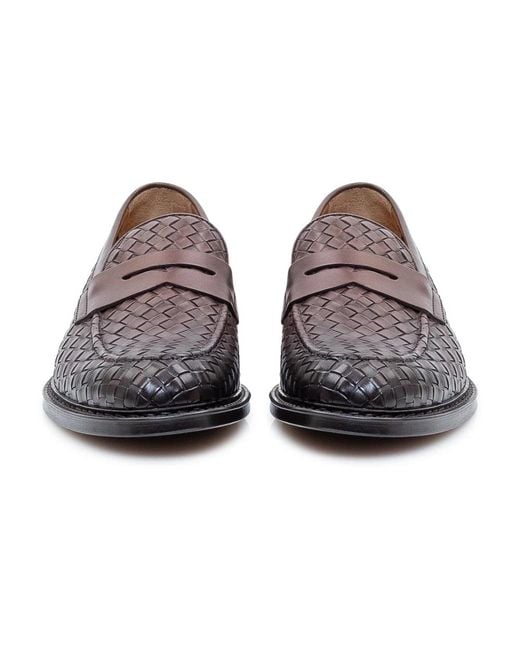 Doucal's Gray Loafers for men