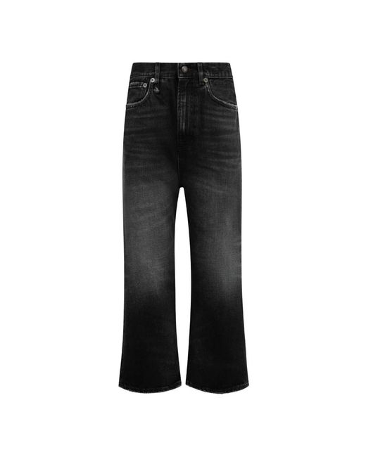 R13 Black Flare Jeans
