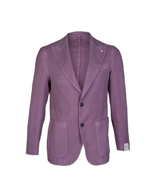 L.b.m. 1911 Purple Blazers for men