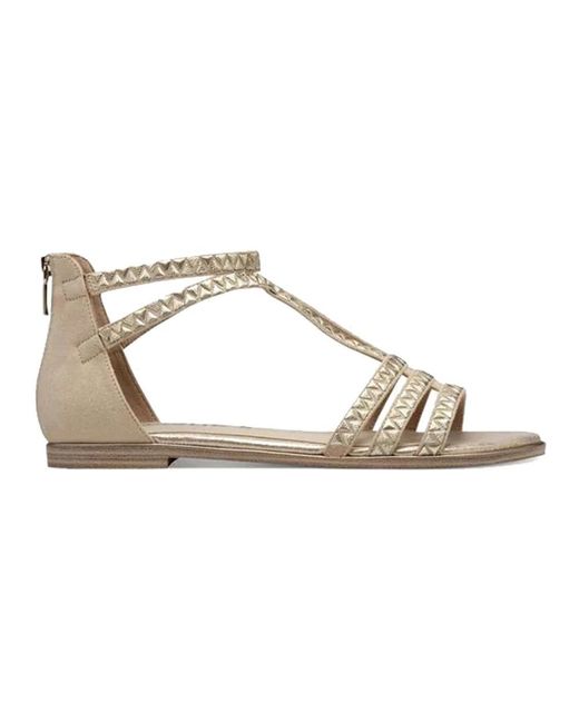 Tamaris Metallic Flat Sandals