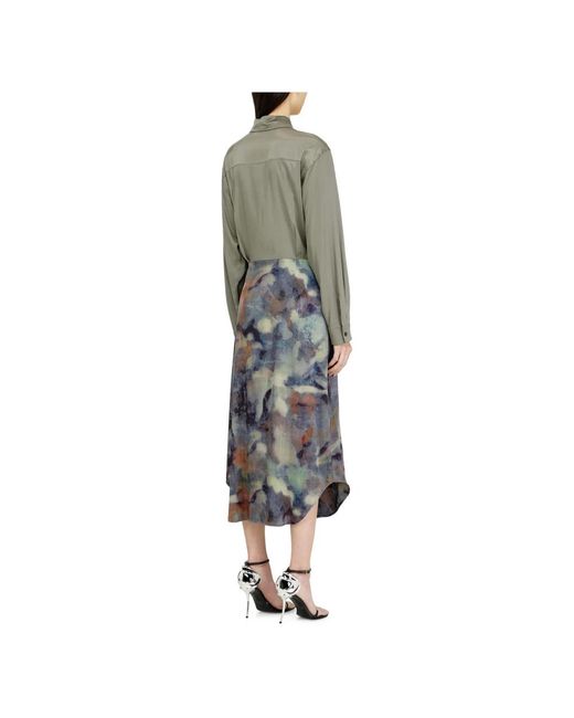 DIESEL Gray Shirt Dresses
