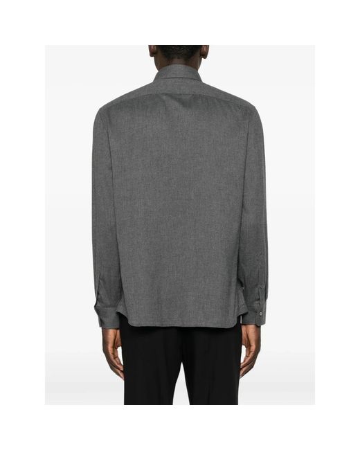Brunello Cucinelli Gray Casual Shirts for men