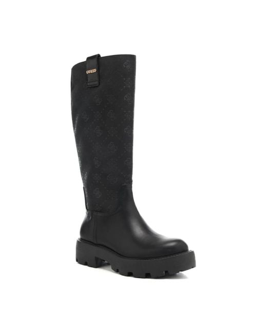 Guess Black High Boots