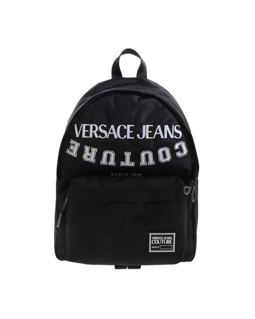 Versace Jeans Couture Black Backpacks for men