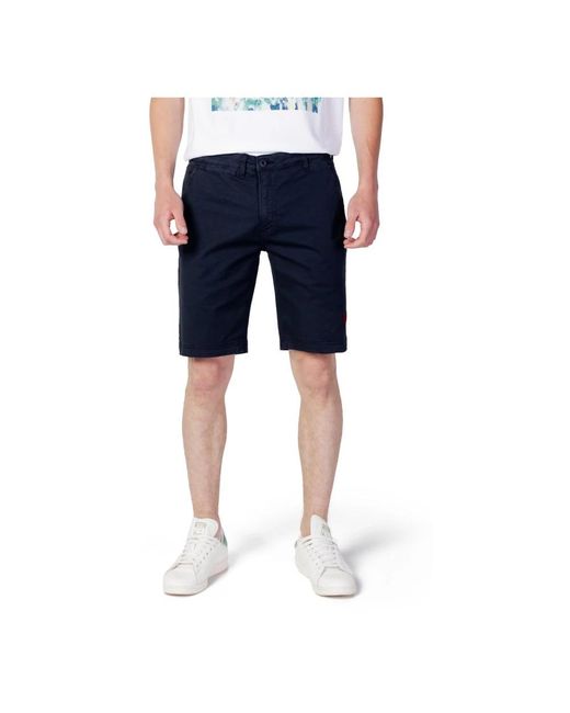 U.S. POLO ASSN. Blue Casual Shorts for men