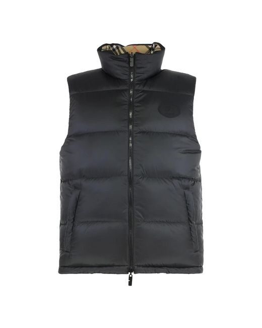 Vests di Burberry in Natural da Uomo