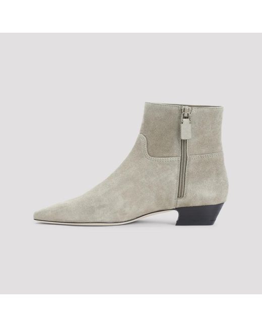 Stuart Weitzman Gray Stassi Zip Bootie