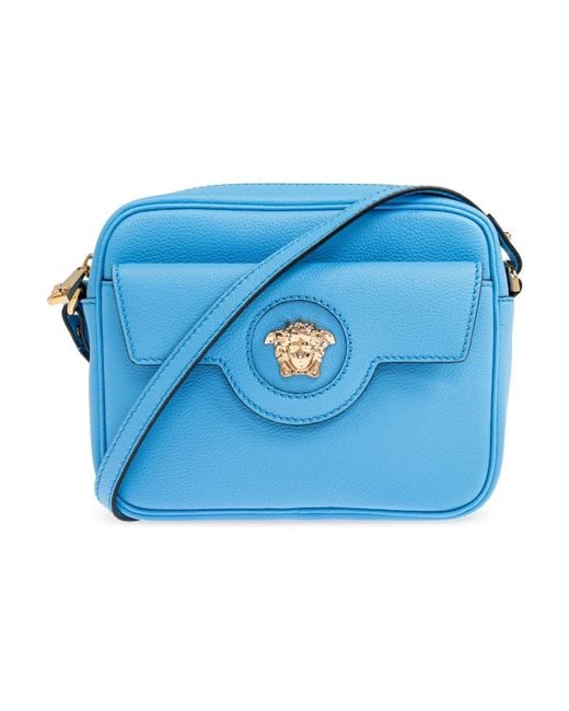 Versace Blue Shoulder Bags