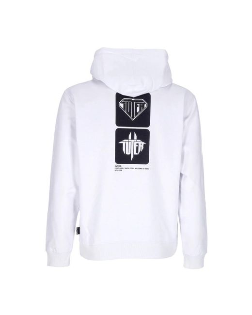 Iuter White Hoodies for men