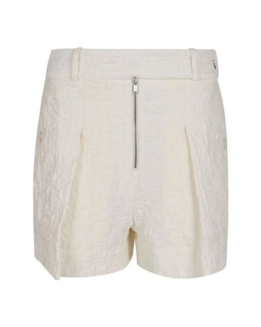 Jil Sander Natural Short Shorts