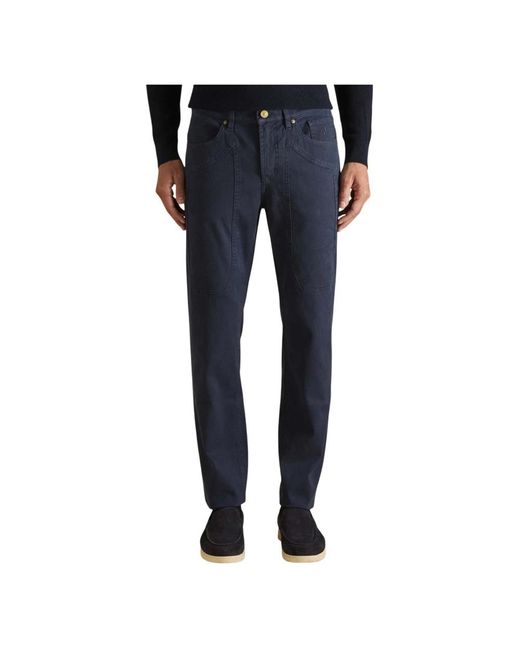 Jeckerson Blue Slim-Fit Jeans for men