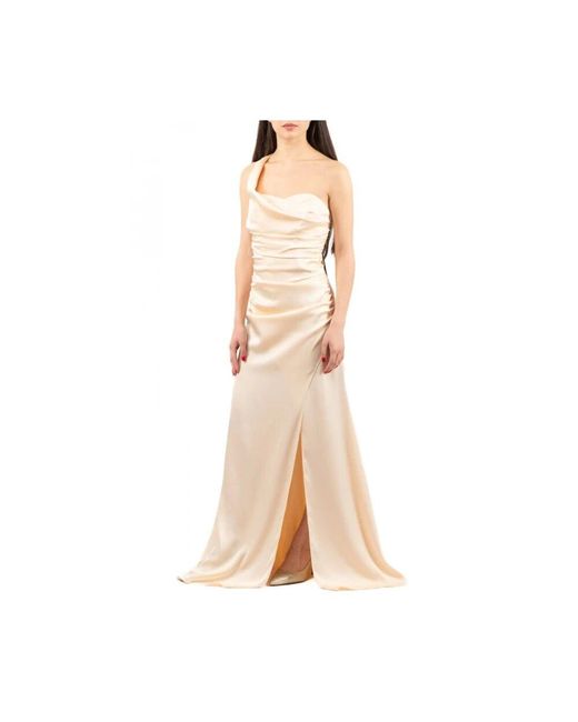 Gowns Hanita de color Natural