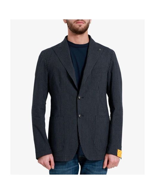 Blazers di Tagliatore in Blue da Uomo