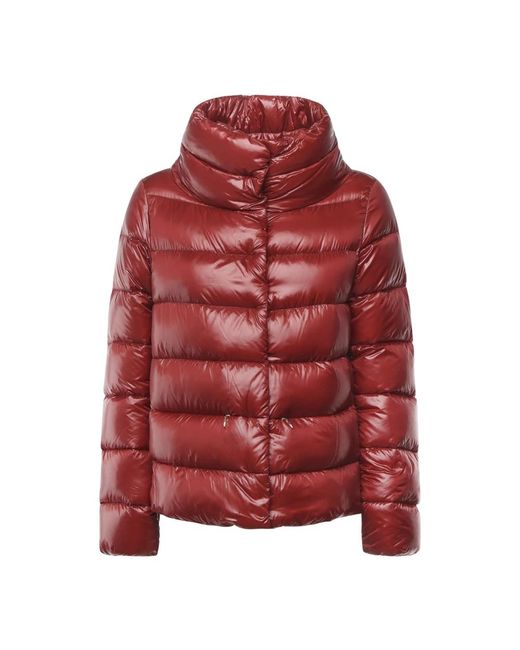 Herno Red Down Jackets